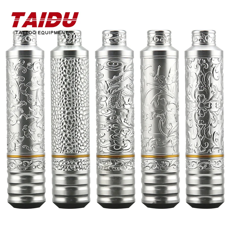 TAIDU Embossed tattoo pen Relief Aluminum alloy tattoo machine full complete set tattoo pen tattoo equipment