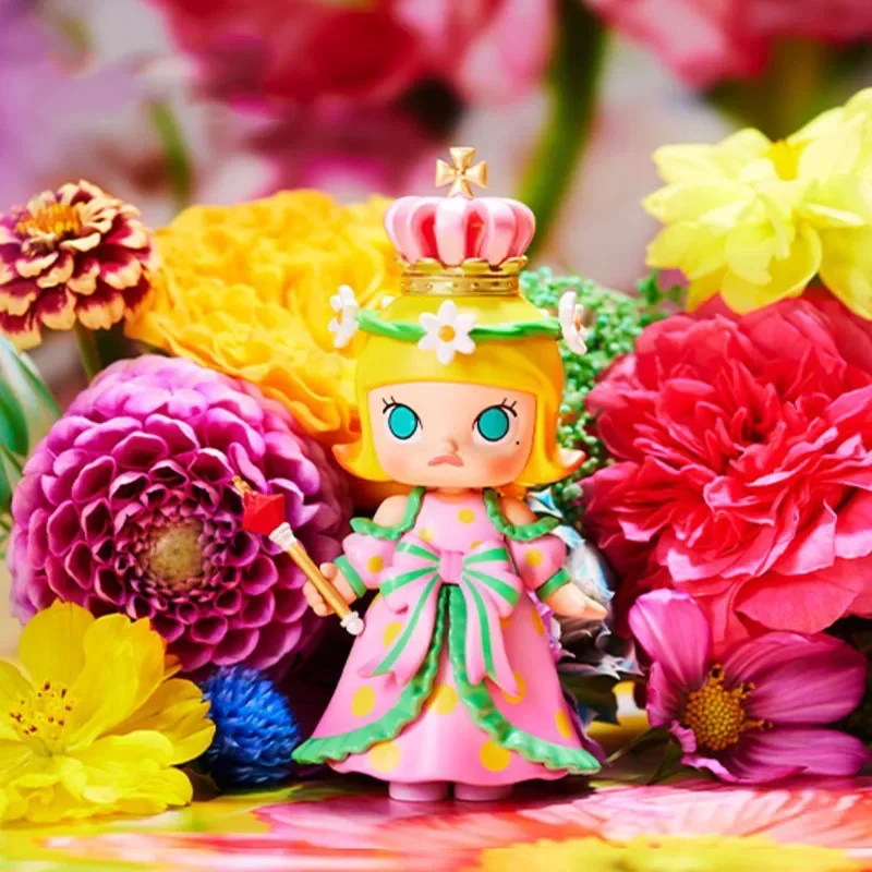 

POPMART Molly Mika Ninagawa Flower Dreaming Series слепая коробка игрушки Guess Bag Mystery Box Caixa Фигурка Surpres милый подарок