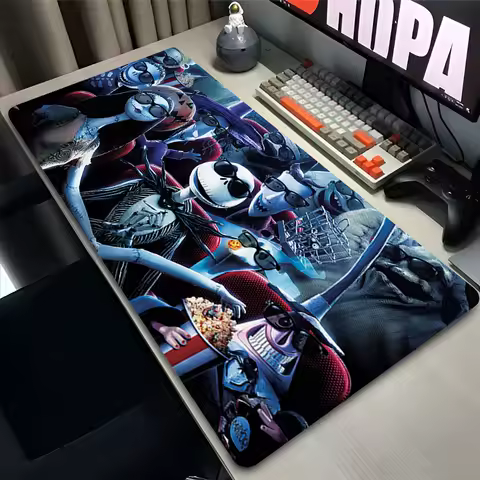 Mouse Pad Gaming Carpet Anime Keyboard Mousepad XXL Mouse Pads Laptop Extended Desk Mat J-jack S-skellington for LOL Gamer Gift