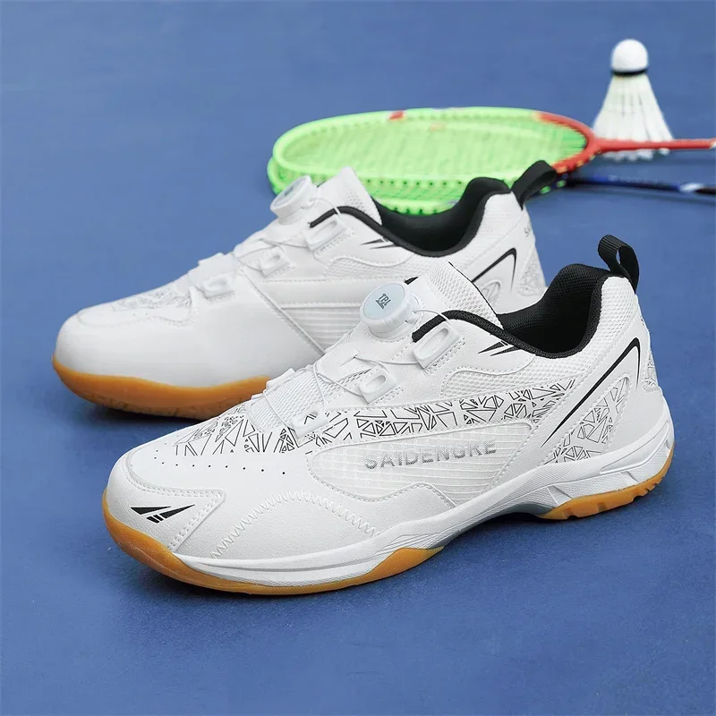 

Athletics Brand Badminton Shoes Men Professional Professional Competition Comfortable Tennis Footwears Male Outdoor Shoes