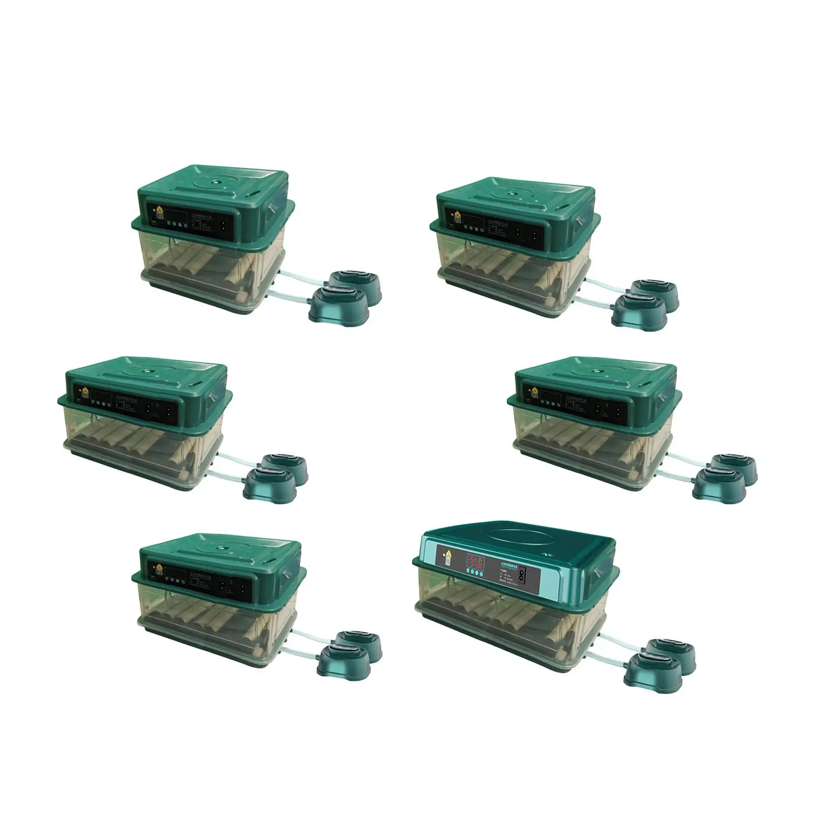 

Автоматический инкубатор для птиц, съемное шасси из АБС-пластика, двойной источник питания, лоток для контроля воды для курицы, утки, гуся, голубиных яиц