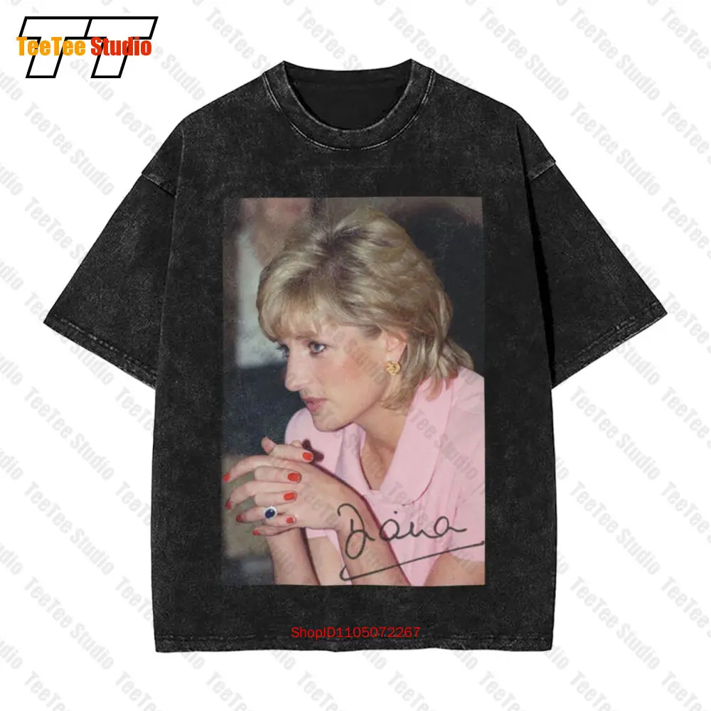 

Princess Diana Engaged Ring Signature Vintage Oversized T-Shirt WLY7