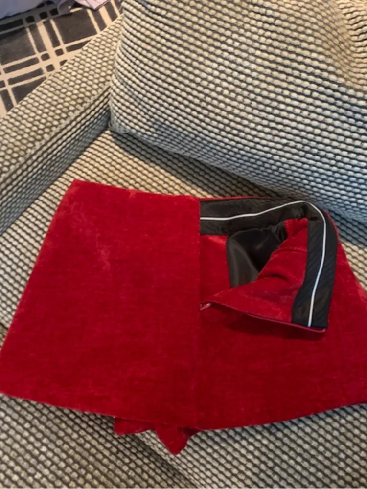 Pure Desire Sexy Samt Wrap Body f Rock Frauen Winter Cisas Aosphere Anti Exposition Rock Hosen A-Line ort Rock