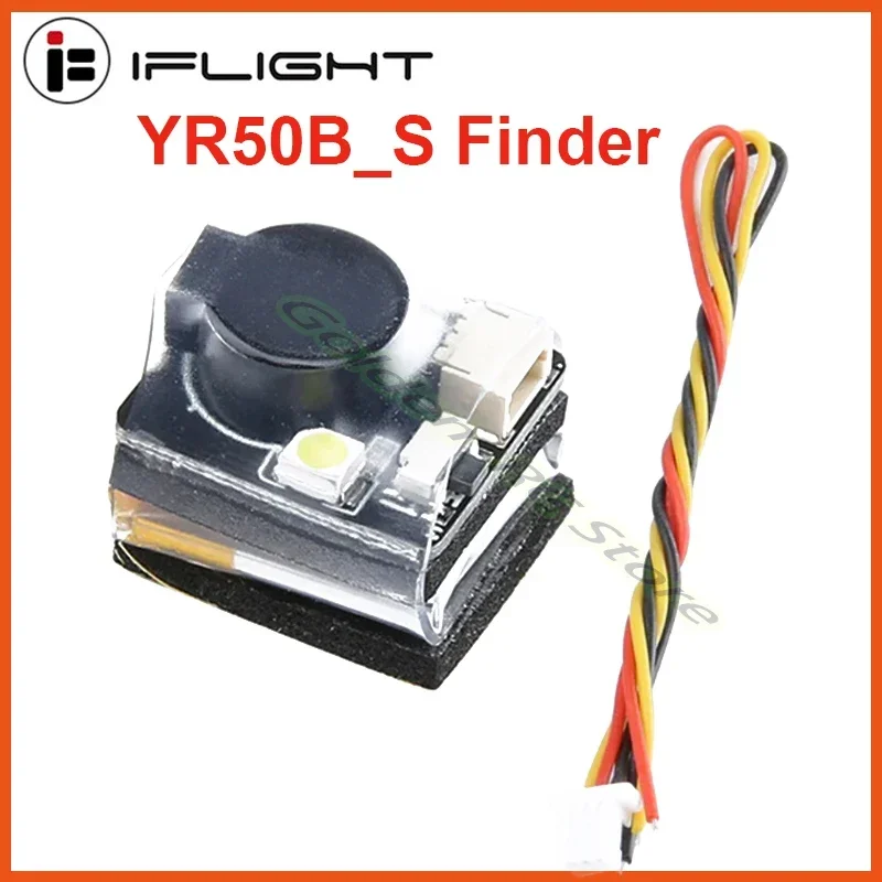 IFlight YR50B_S Finder Buzzer 100 dB BB-Ring-LED-Lichtalarm 100 Dezibel programmierbar BF F7 für FPV-Quadcopter und RC-Flugzeug
