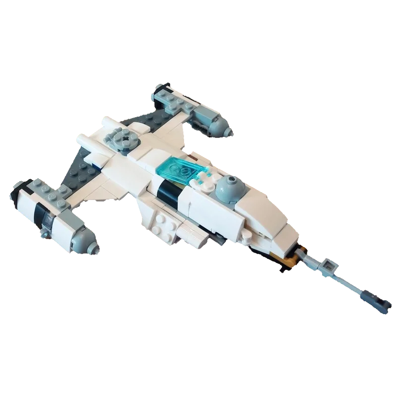 Battle Spaceship Building Blocks Model Science Fiction Movie Space Battle Scene Assembly Brick Toys Gifts for Planet Fans