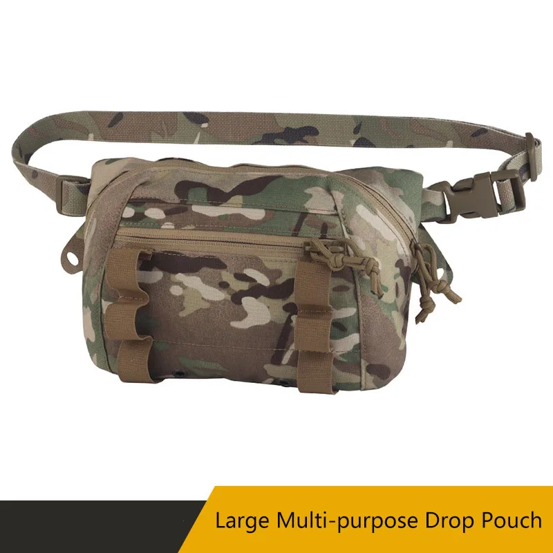 

Large Multi-purpose Drop Pouch,Two Ways of Use, Easy to Use, Comes with Elastic Band for the Bag Body
