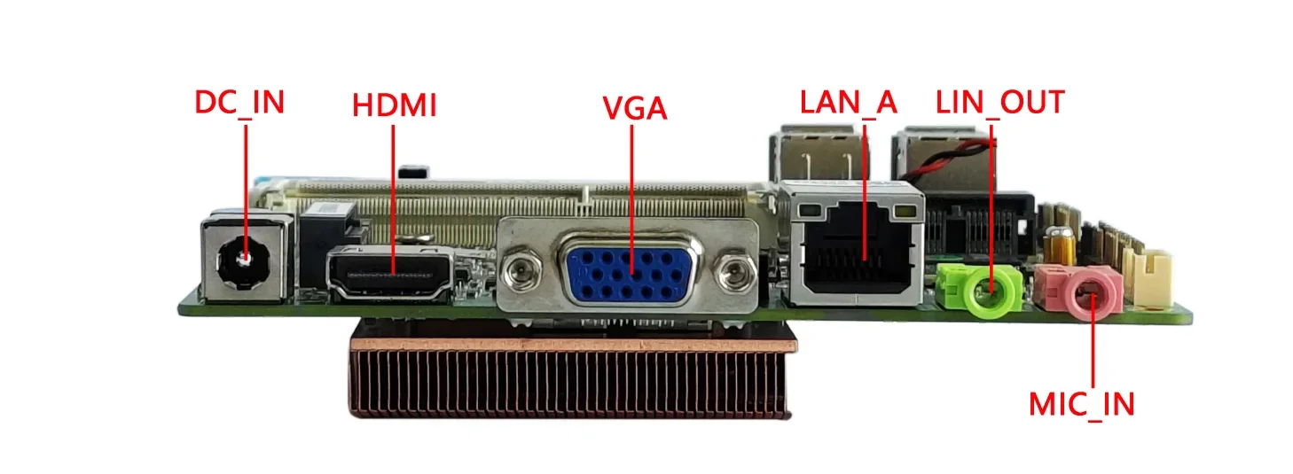 ELSKY NANO5F-UA اللوحة 5th الجيل 4k 2LAN 4COM 4USB DDR3 5300U 5350U 5500U 5550U 5557U CPU اللوحة الرئيسية #5