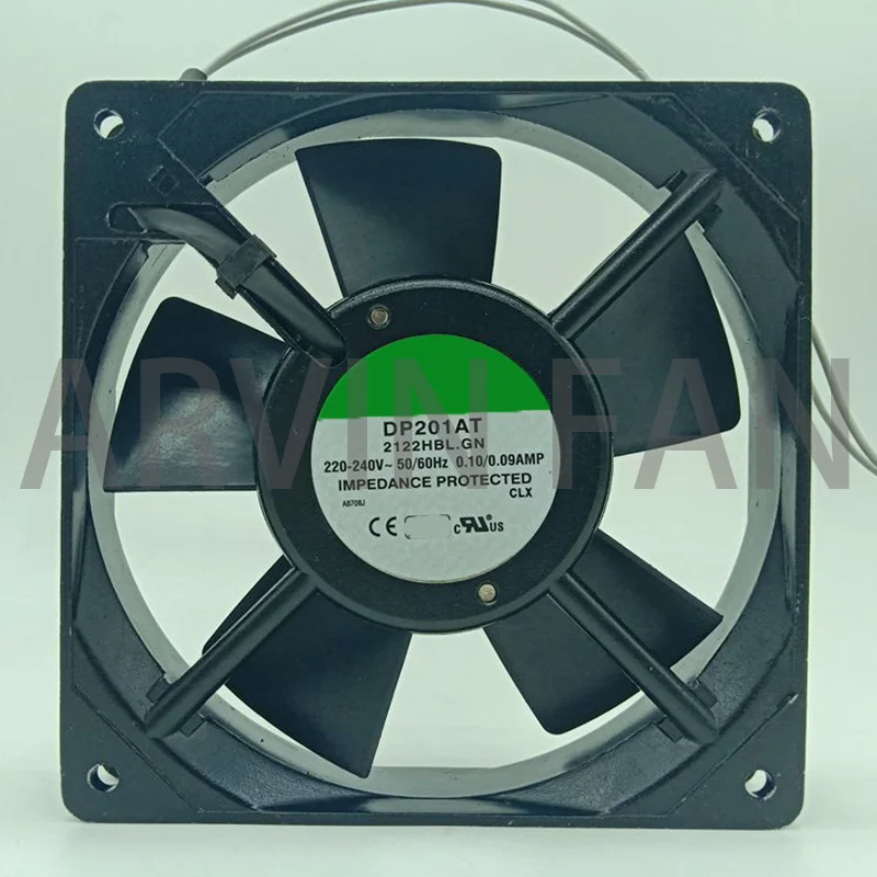 Ventilador de refrigeração AC 220V 120mm 12cm 12cm Ventilador 12025 DP201AT 2122HBL 220V Ventilador de resfriamento de gabineteB