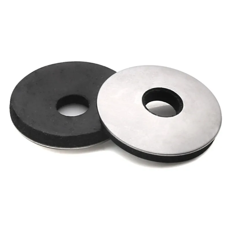 Mesin cuci penyegel Stainless steel, 20/100 buah 304 EPDM terikat Sealing Gasket karet tahan air tahan debu Compound Washer M4.2/M4.8/M5.5