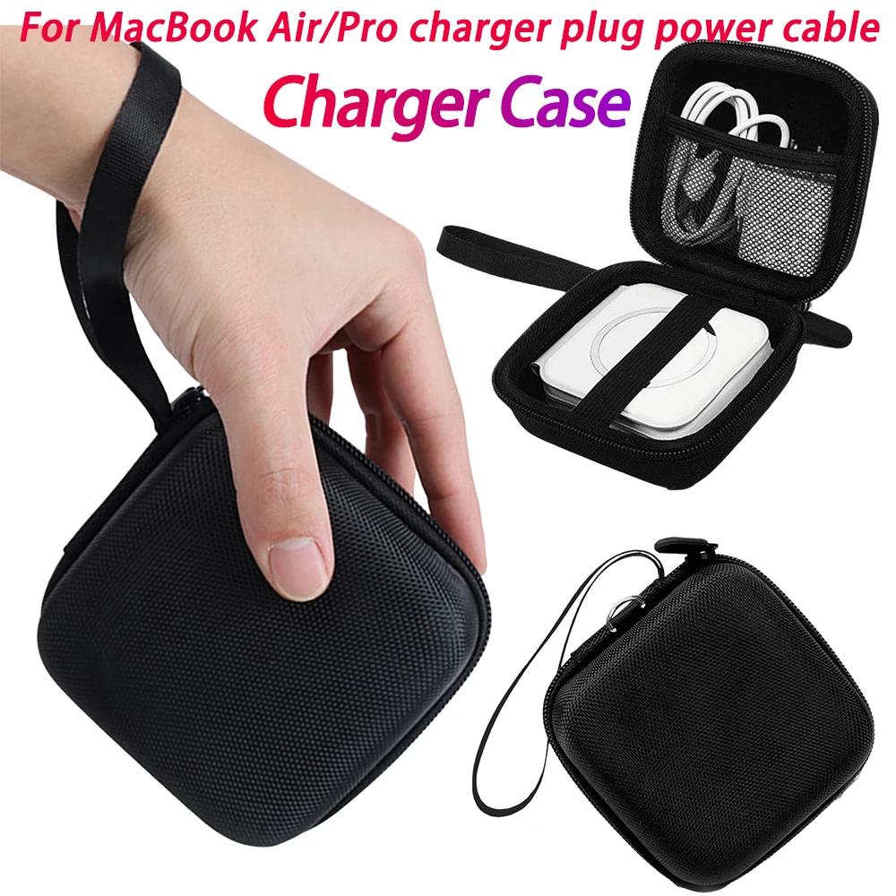 

Small Charger Organizer for Charger Cable Phone Hard Drive USB SD Card Carrying Case Portable Pouch for MacBook Air Pro Charger