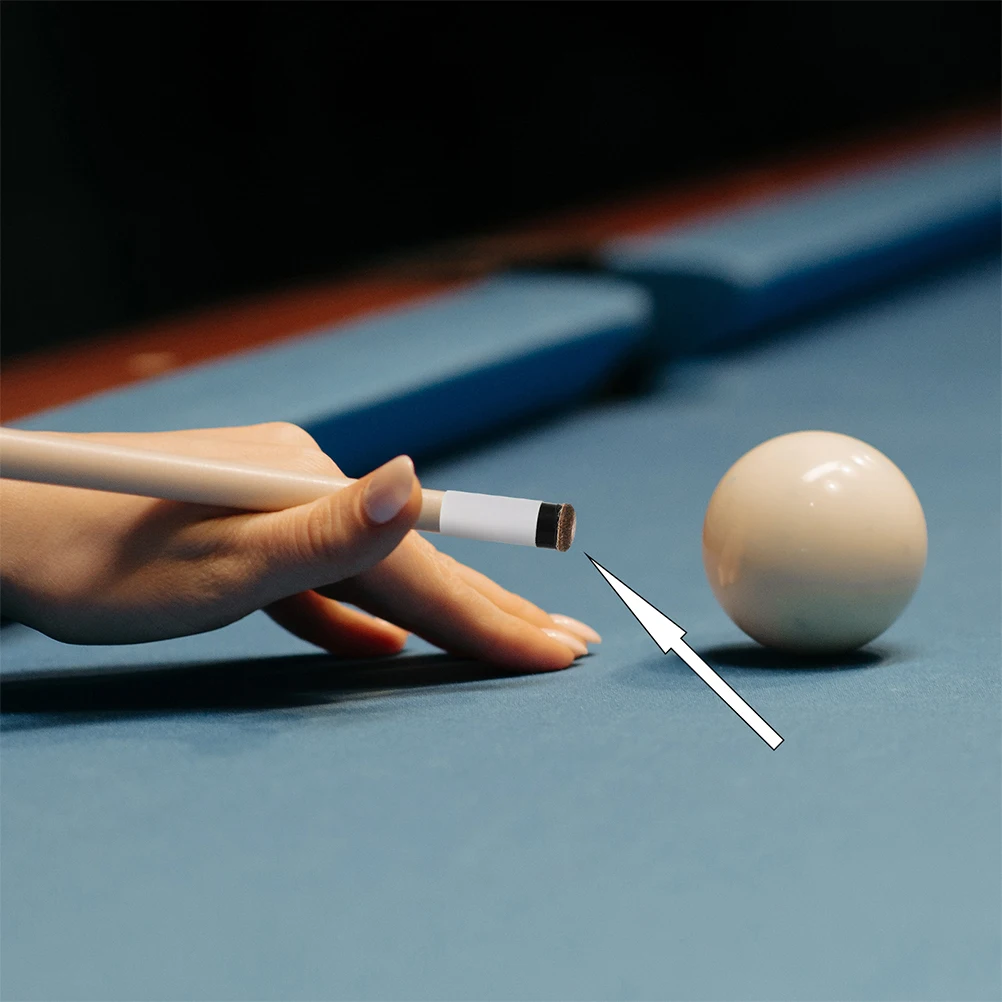

6 Pcs Billiard Cue Angle Pool Tips Replacement Kit Billiards Supplies Stick Screw in on Table