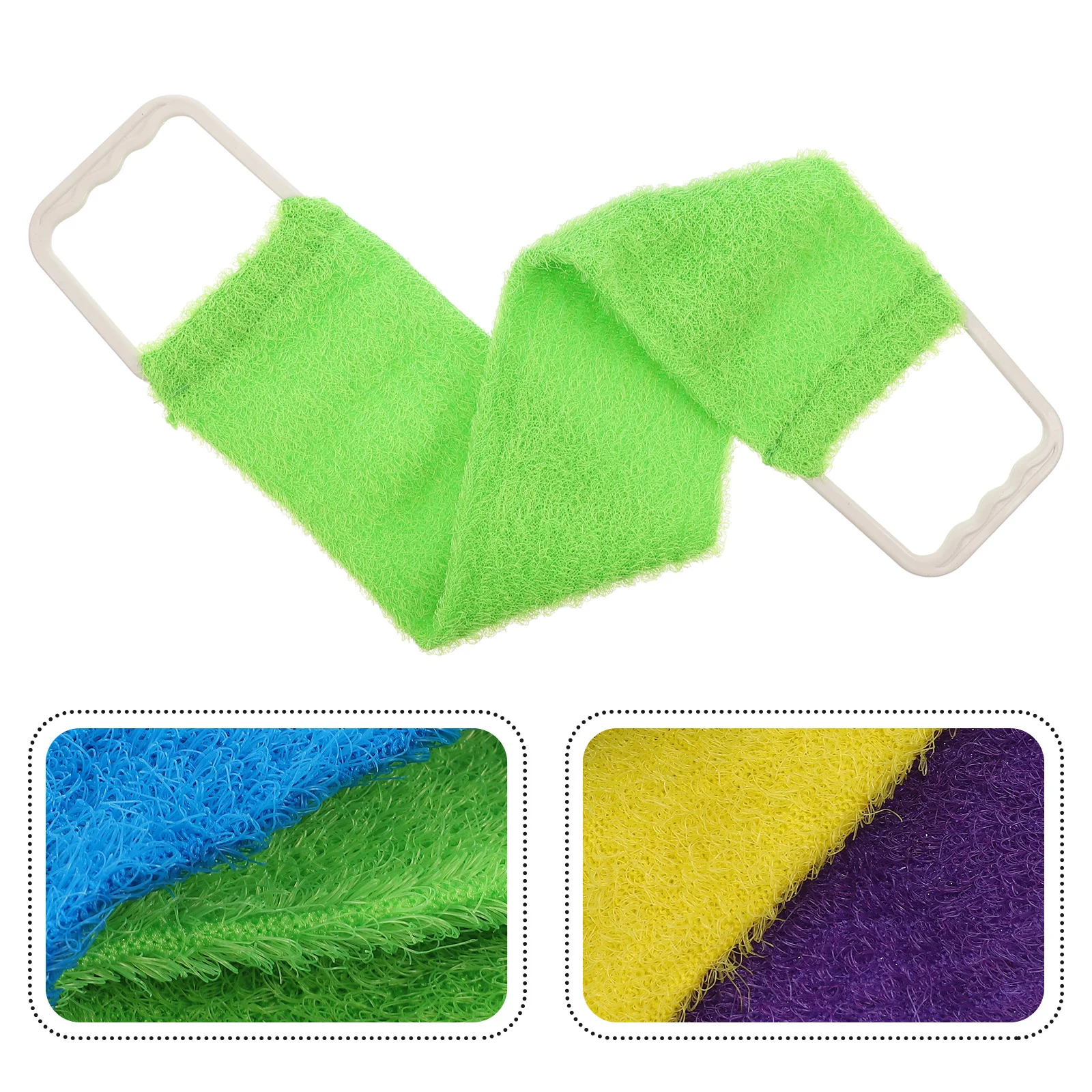 

Body Scrub Men Back Scrubber Massage Bath Towel Washing Machine Brush Blue for Man