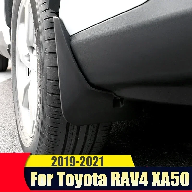 

4 шт. автомобильные передние и задние брызговики, брызговики на крыло для Toyota RAV4 2019-2021 2022 2023 2024 XA50, аксессуары