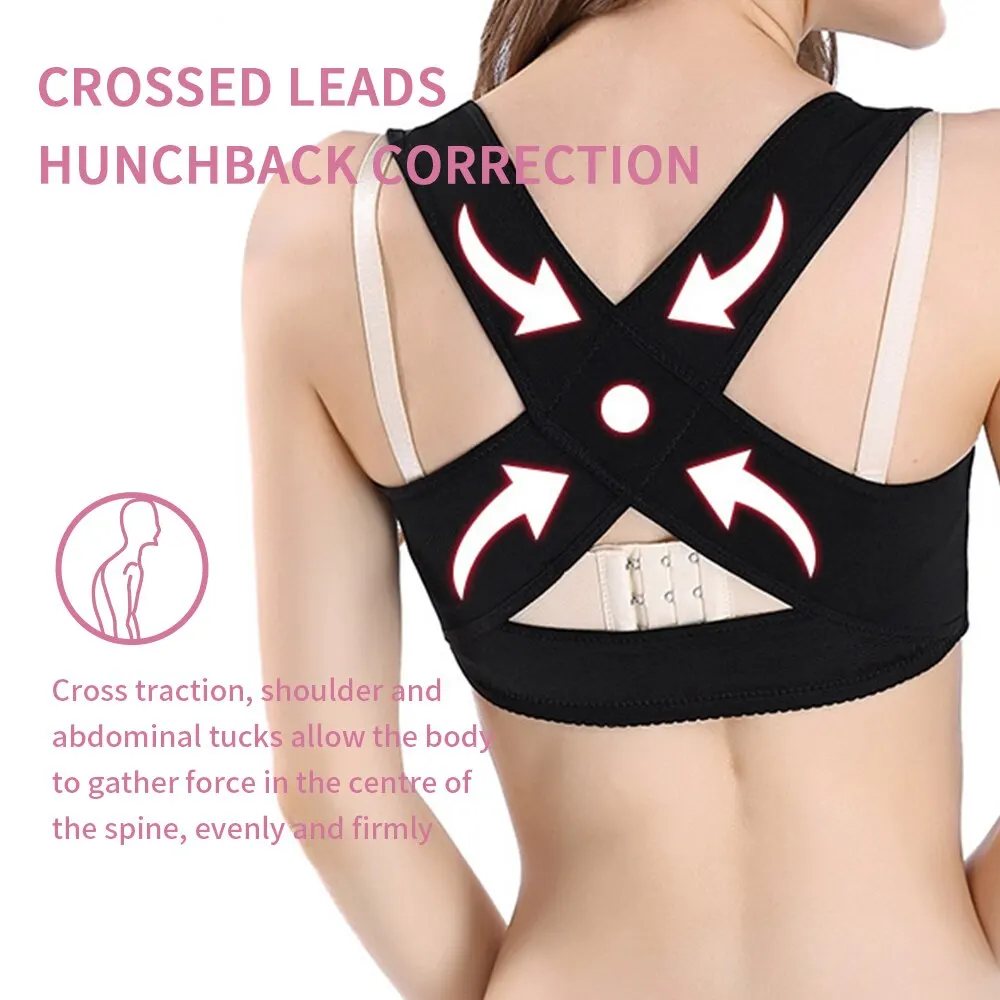 Invisible Body Shaper Corset Women Chest Posture Corrector Belt Back Shoulder Support Brace Posture Correction for Care