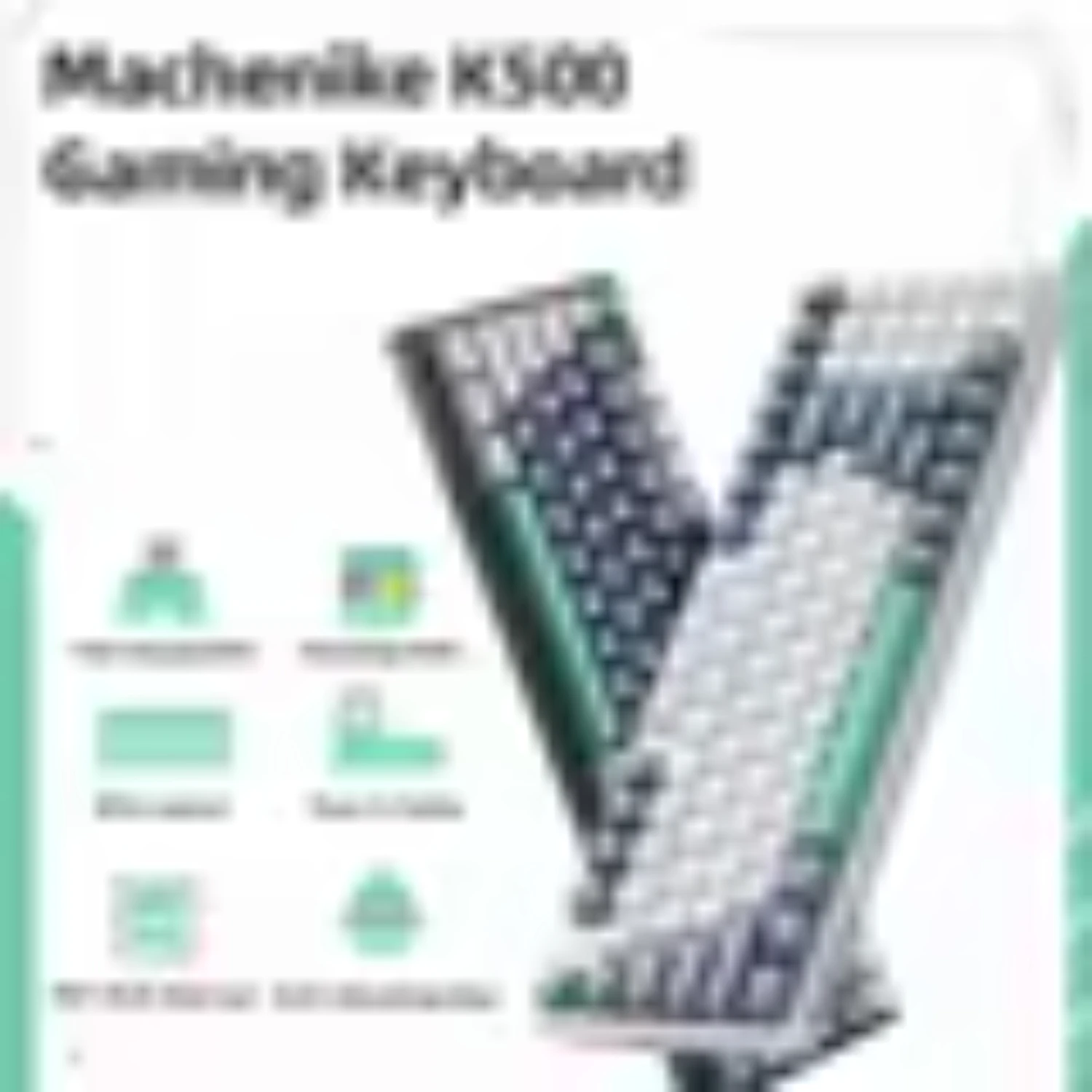 

K500 Mechanical Keyboard Gaming Keyboard Wired Keyboard Hot Swappable 94 Keys RGB Light