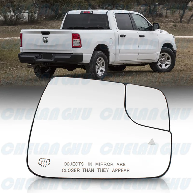 

For Dodge Ram 1500 2500 2019 2020 2021 2022 Right Side Heated Blind Spot Rear Mirror Glass Car accessories 68402094AA