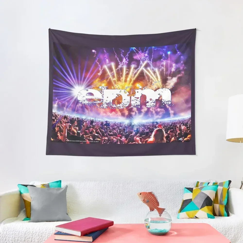 

EDM Fest Tapestry Bedroom Decor Aesthetic Things To Decorate The Room Wall Decor Hanging Wall Art Tapestry