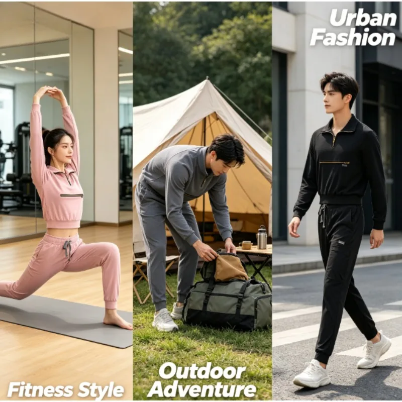 men-women-long-sleeve-scrub-set-autumn-casual--breathable-stretchy-perfect-for-hospital-clinic-vet