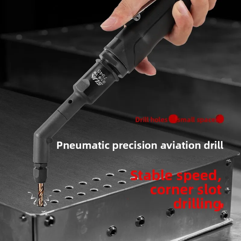 Shili Jiahang Air Drill Angled Pneumatic Drill 90 Degree Right Angle Air Drill Ad090B High Micro Angle Drill Small Head Air Drill