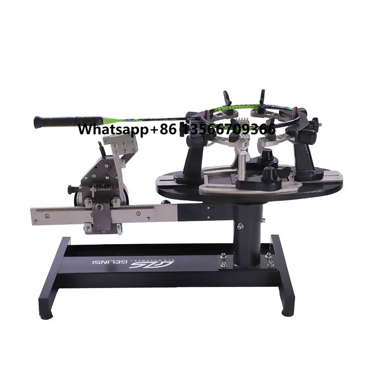 

Automatic Tennis Badminton Racket Stringing Machine With Precision Pro 6-Point Nylon High Functional Aluminum Electronic Tool