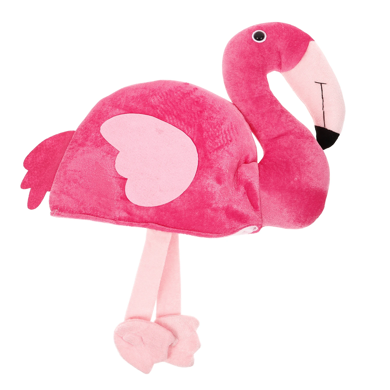 

Flamingo Hood Cartoon Shape Hat Cute Decor Cosplay Cotton Animal Costume Hats Man
