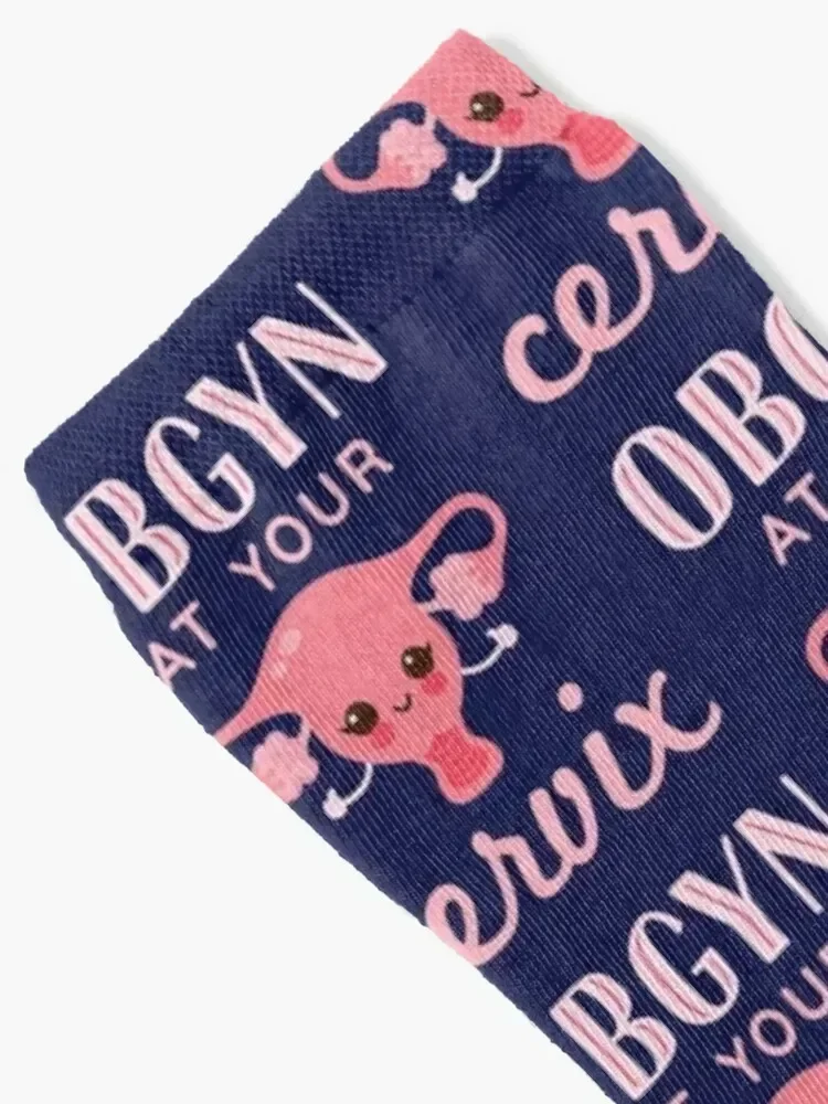 OBGYN At Your Cervix Socks fashionable gifts cycling sport Socks Woman Men's
