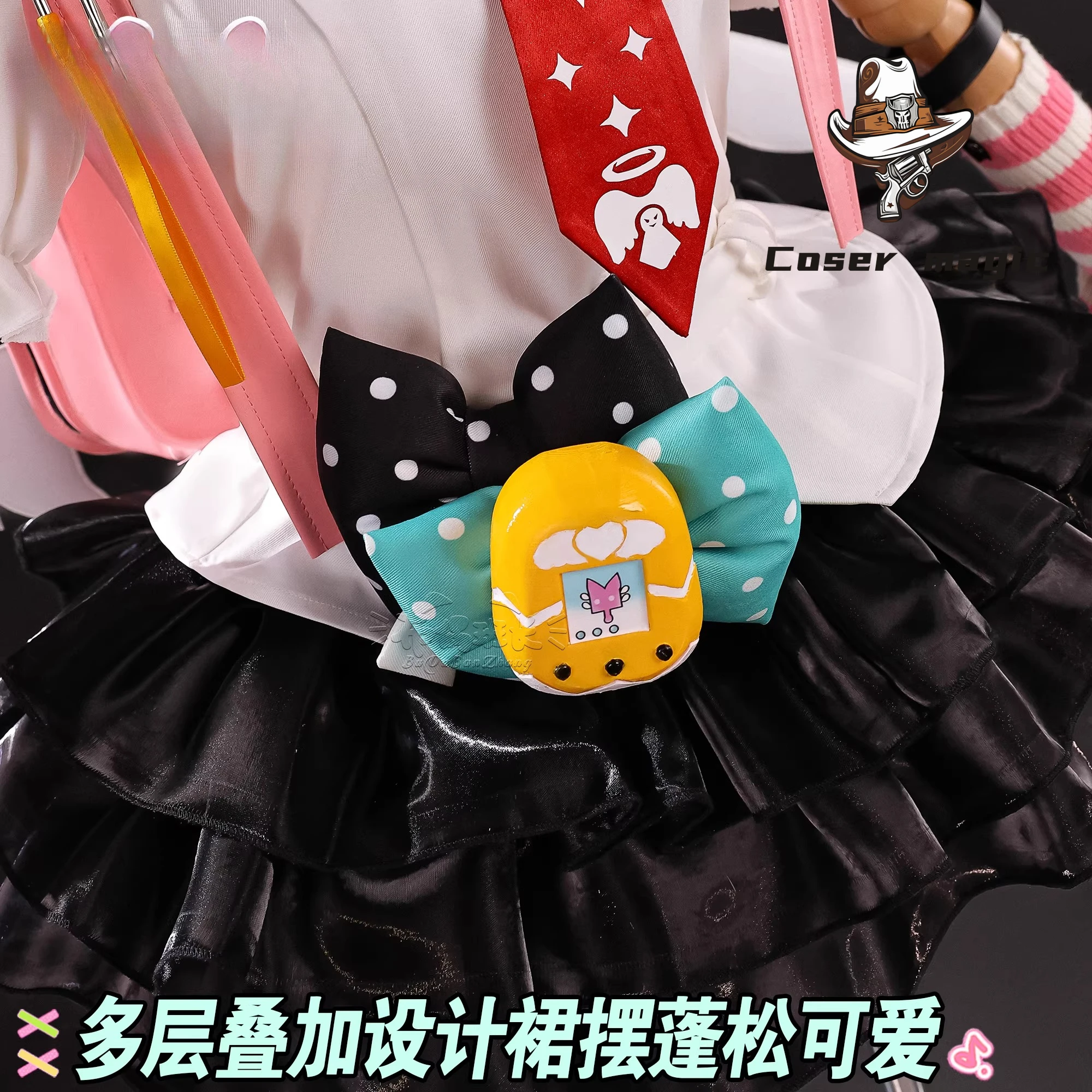 

Zenless Zone Zero Virtual Idol Chika Remi Delusional Angel Cosplay Costume Uniform Halloween Party Props for Men and Women
