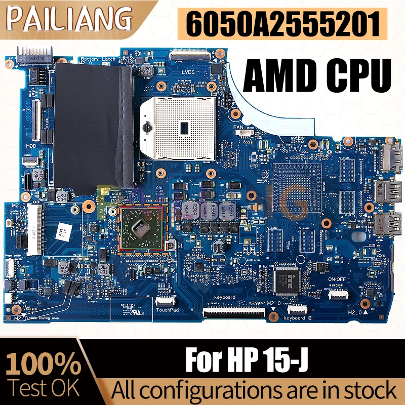 

For HP 15-J Notebook Mainboard 6050A2555201 AMD CPU 720577-501 Laptop Motherboard Full Tested