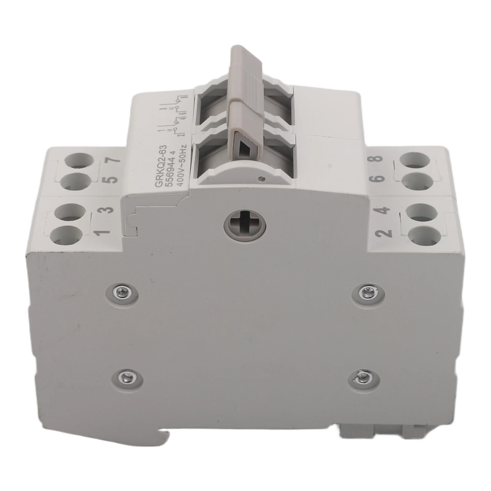 32A Isolation Switch Dual for Power Switch Compact Design DIN Rail Mountable Easy Installation Flame-Retardant Housing For Home