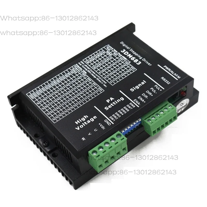 3 Phase Stepper Driver 3DM683 20-60VDC 0.5-8.3A for Engraving and Cutting Machine Match with 57 Serial Step Motor