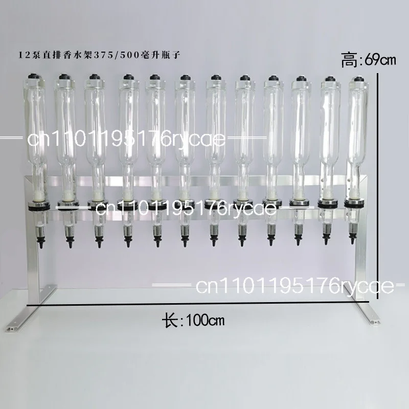 Aromatherapy Set, Glass Linear Display Stand ，Loose Perfume, 12-Pump Dispenser, Perfume Display Stand,