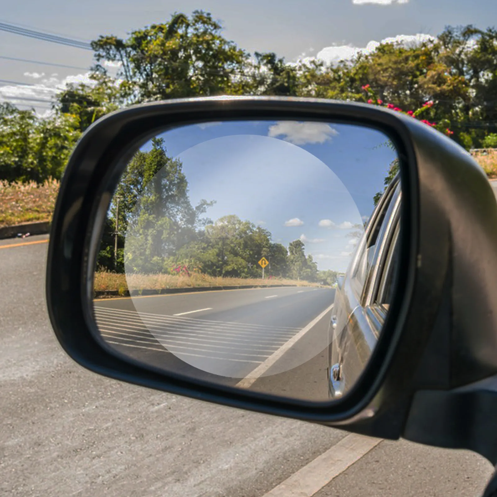 6Pcs Anti Rain Mirror Film For Car Side Mirrors Commute Automotive Rearview Rainproof Fog Transparent High