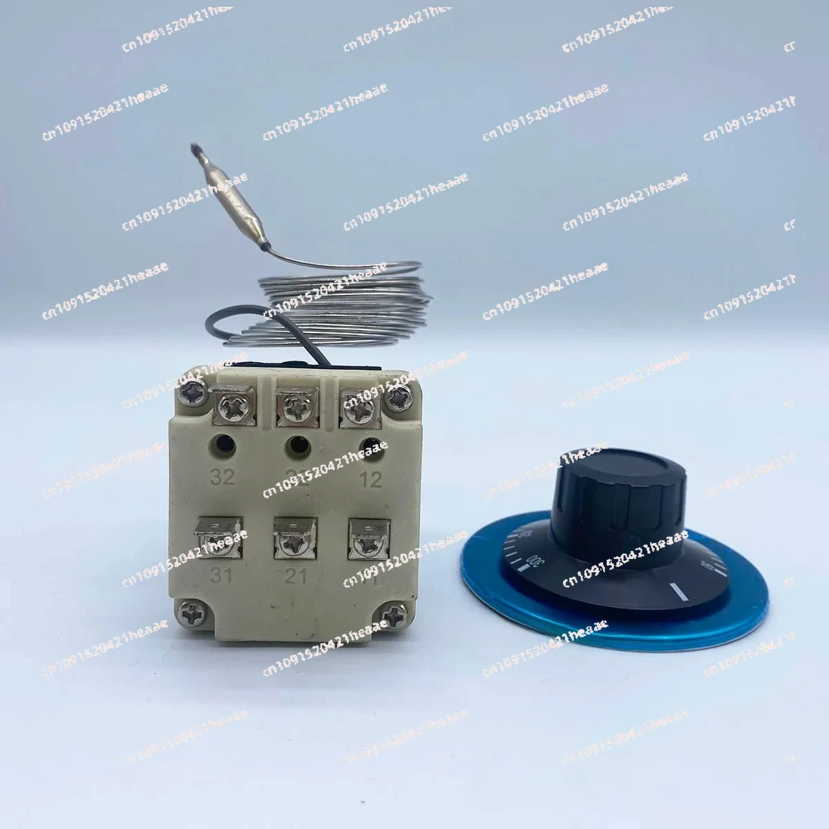 

Suitable forOven Parts 380V 16A 200CM Wire 6Pins 50-300 Degree Safe Temperature Control Temperature Limiter Thermostat With Knob