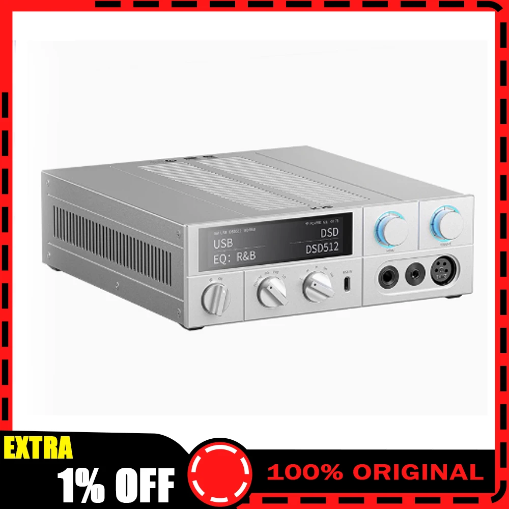 FiiO K15 سطح المكتب HiFi DAC مضخم ضوت سماعات الأذن AK4493S * 2، XMOS XU316 PCM768k هرتز DSD512 7 USB/بصري/محوري/RCA مدخلات Wifi BT