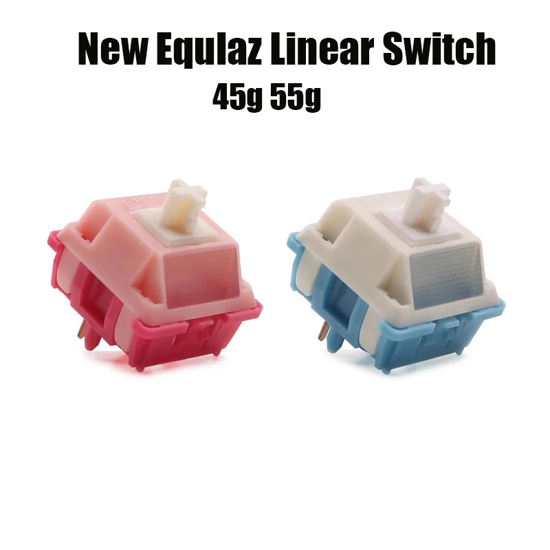 Original Equalz Grapefruit Blueberry Milk Candy Linear Mx Switch Force 45g 55g Mechanical Keyboard 5Pin SMD Axis Custom Switch