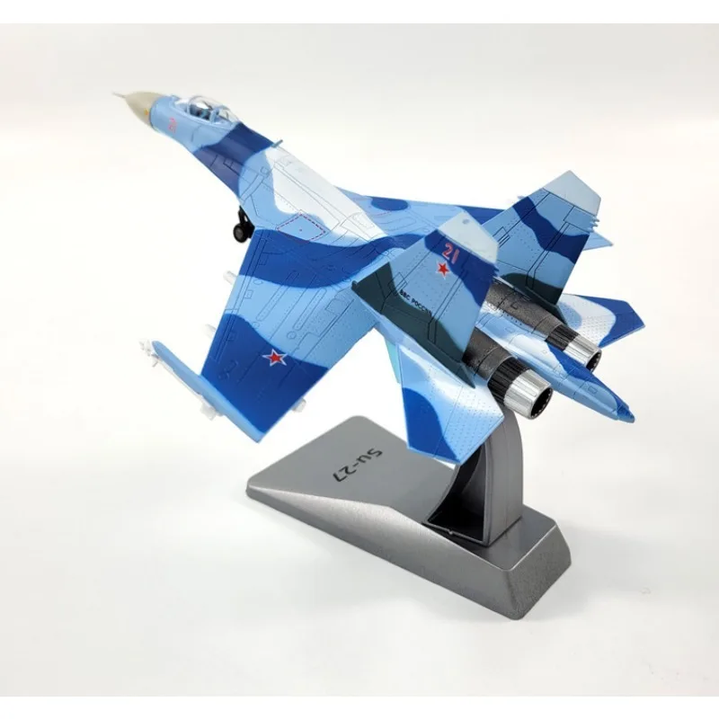 Juguete de simulación de aleación para niños, modelo de avión de Su-27,Su-30,Su-35, colección de exhibición, kawaii, caja de regalo divertida, 1:100