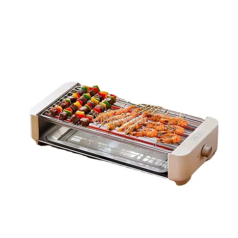 Barbecue Plate Household Skewers Machine Outdoor Light Smoke Barbecue Grill Indoor Multifunctional Electric Hotplate