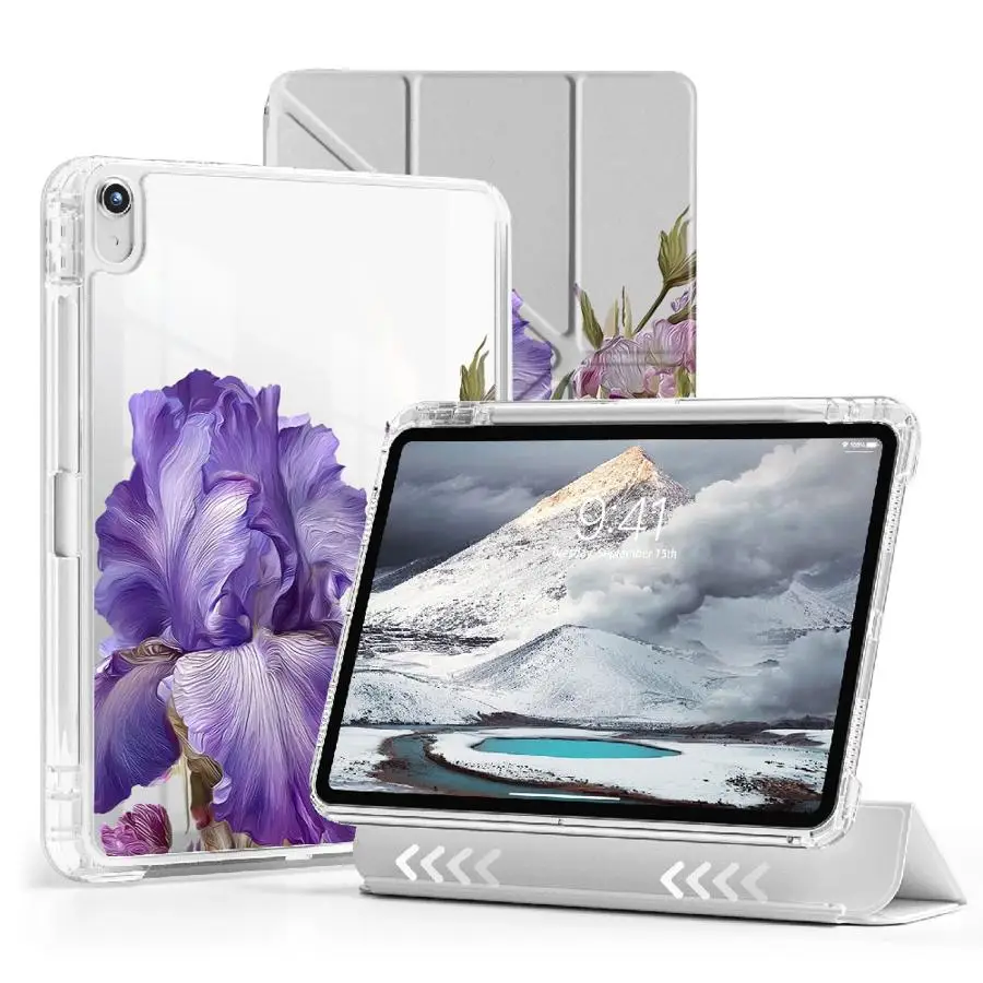 

Lavender Plant Pattern Tablet Case For iPad Mini 6 7 Air 4 5 M3 M2 M4 11inch Pro 2025 11th 10th 9th 8th 7th 12.9inch Holder