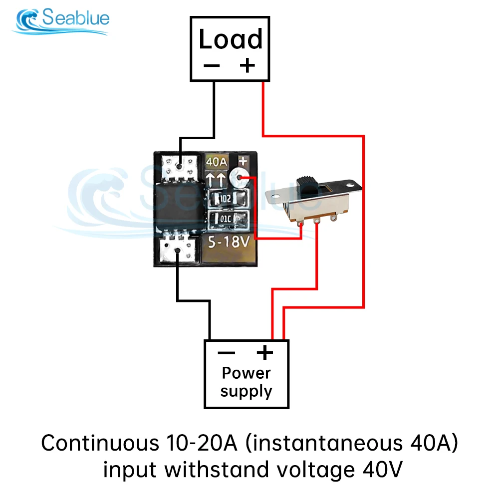 40A 80A 200A 300A Mini High Power MOS Trigger Switch Driver Module Field Effect Tube PWM Regulation Electronic Switch 5-18V