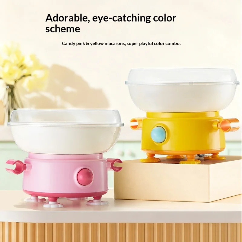 Xiaoling Toys Mini Automatic Candy Floss Machine Kids Home Use DIY Q Version Monster Year Of The Horse Gift For Girls Aged 6+