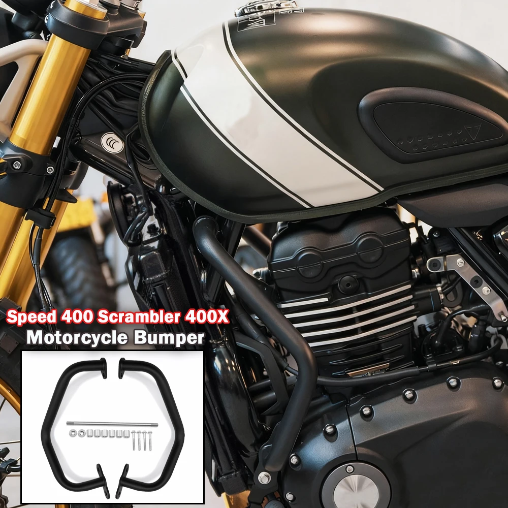 

Для мотоцикла, боковая рама, защита бампера, защита корпуса, кронштейн двигателя, защита Speed400 Scrambler 400X 2024 2025