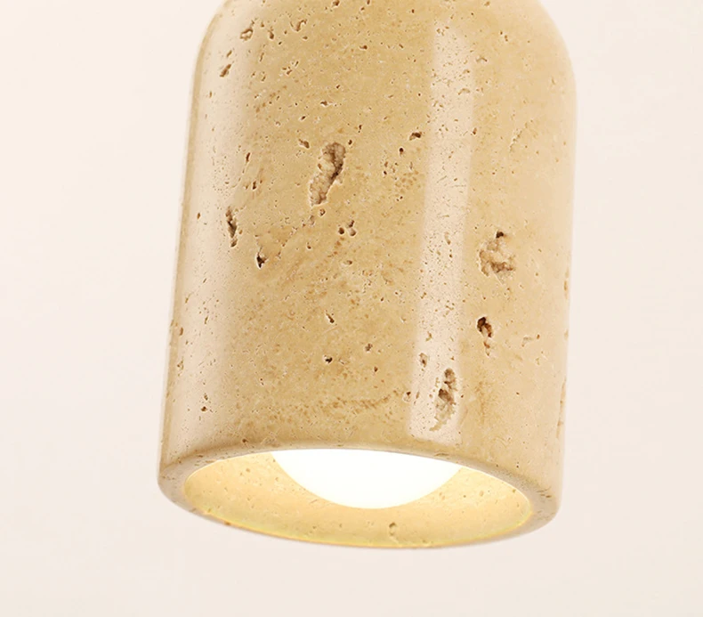 Natural Stone Wall Lamp Art Sconce