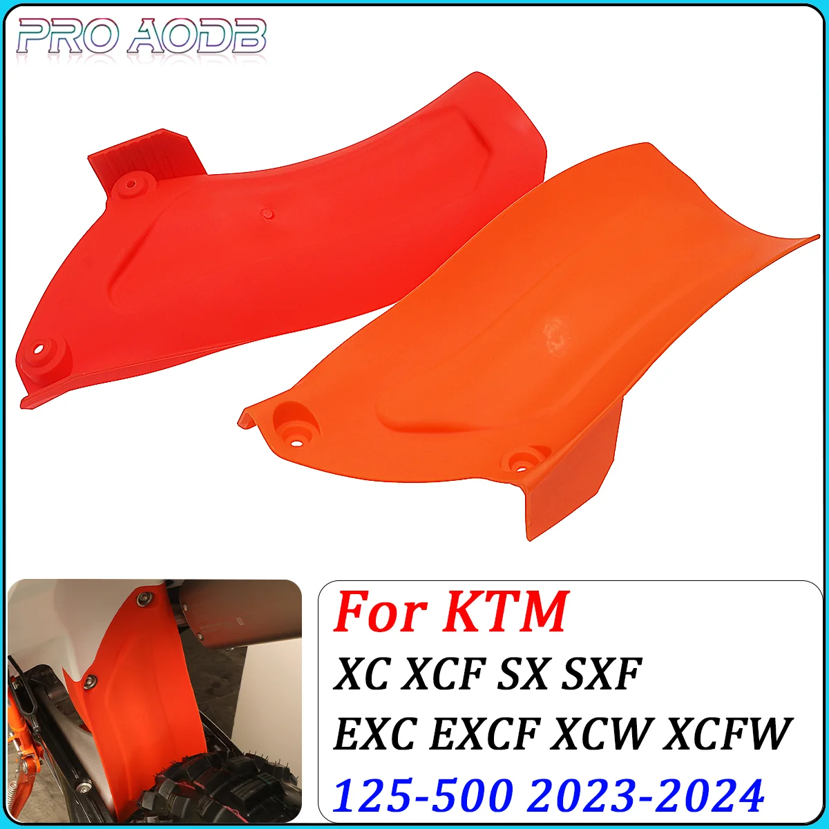 2024 Motorcycle modification parts Rear Shock Absorber Mudguard tile For KTM XC XCF SX SXF EXC EXCF XCW XCFW TPI SIXDAYS 125-500