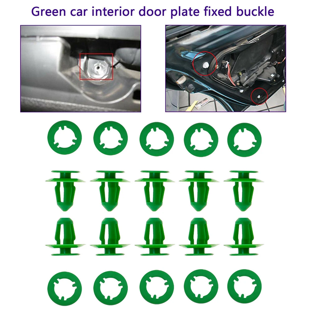 10X Interior Fixed Buckle Panel Clip For Mercedes For Sprinter W906 W63 For VITO Interior Parts Direct Replacement Plastic 1set