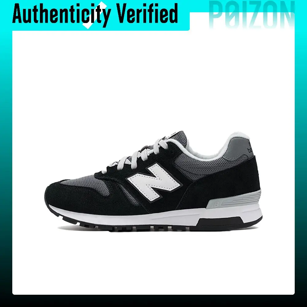 New Balance NB 565, Zapatillas Deportivas Casuales de Caña Baja, Cómodas y Transpirables, Unisex, Gris y Negro, ML565CBK