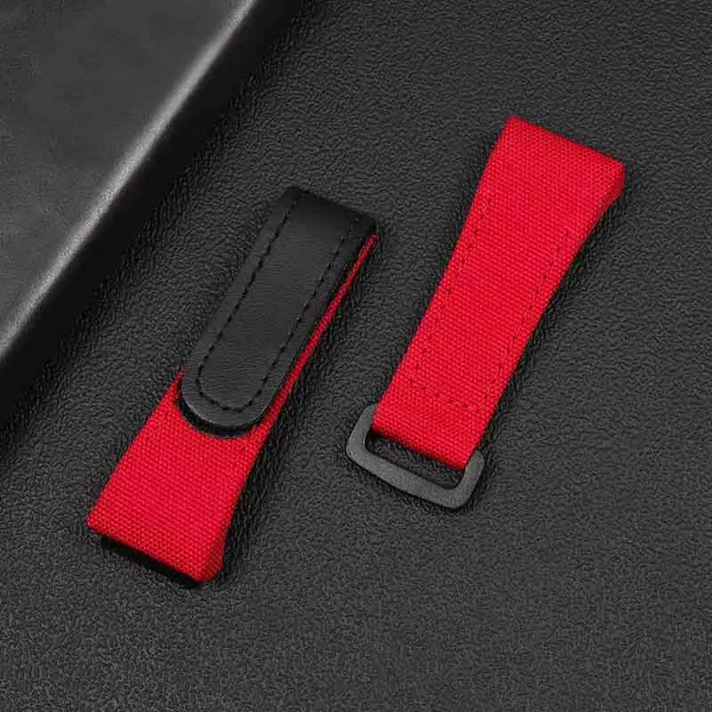 Ремешок для часов для Richard Mille, нейлоновый ремешок, мужские часы, инструмент RM50/53 4-звездочная отвертка с 5 звездочками, холст + натуральная кожа, 25 мм, ремешок на запястье