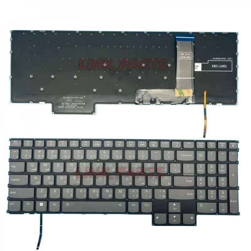 NEW Arabic Backlit Keyboard For Lenovo Geekpro G5000 Y7000P IRH8 R7000P 2023 APH8 Laptop Keyboard
