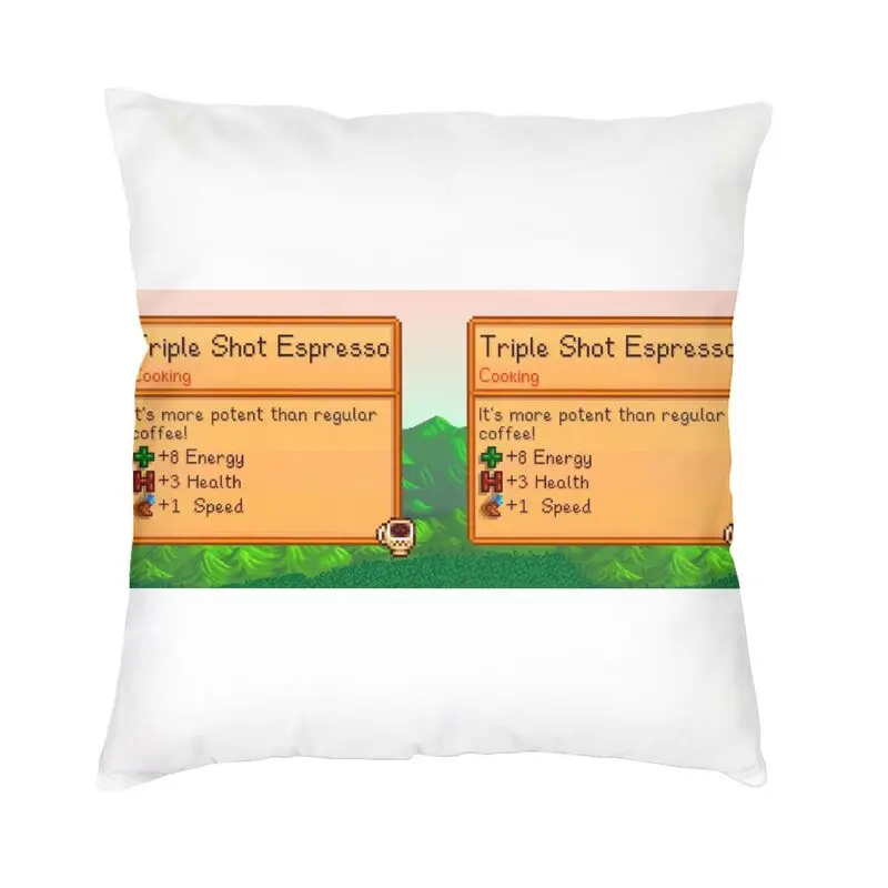 Cool Stardew Valley Video Gamer Square Throw Pillow Cover Home Decor 3D Double-sided Printing Cushion Cover for Living Room