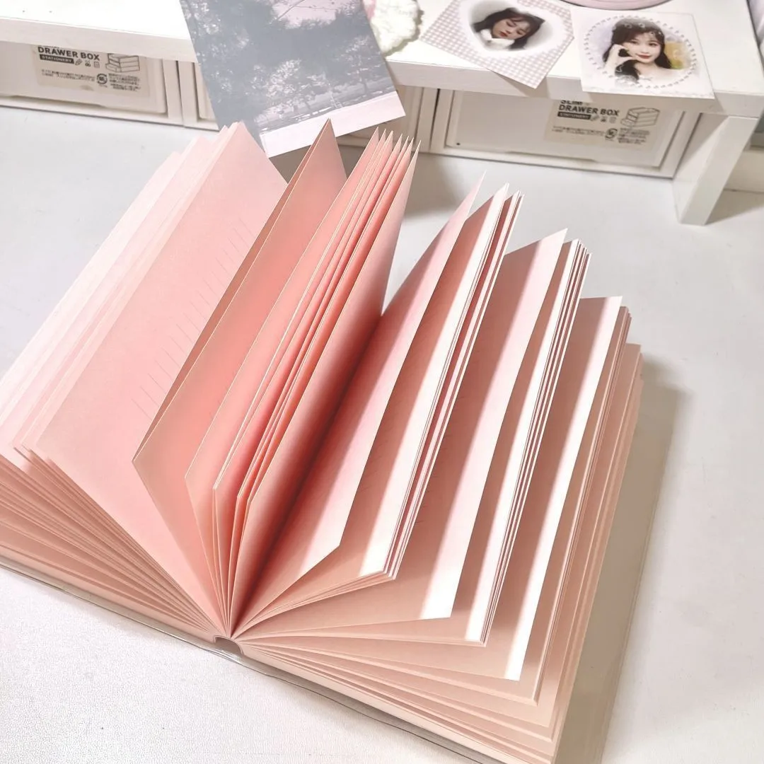 رشاقته دفتر غطاء شفاف المفكرة مجلة كتيب دفتر أفقي مكتب العودة إلى اللوازم المدرسية القرطاسية الهدايا #6