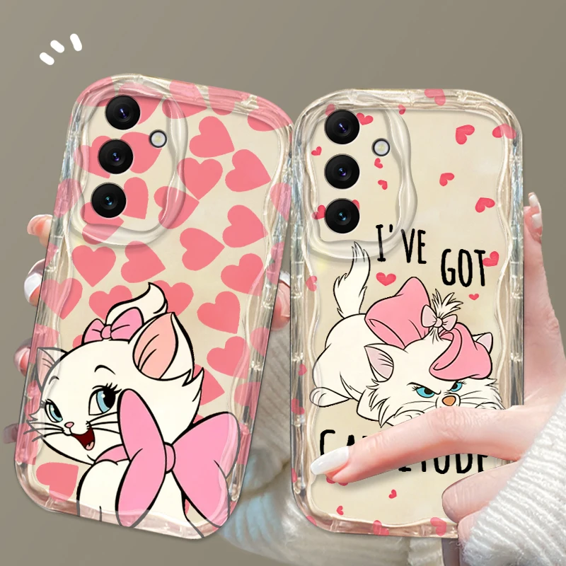 Cartoon The Aristocats Marie Cat For Samsung A55 A54 A53 A52 A35 A34 A33 A32 A25 A24 A23 A22 A21S A15 A13 A14 5G Wave Oil Soft